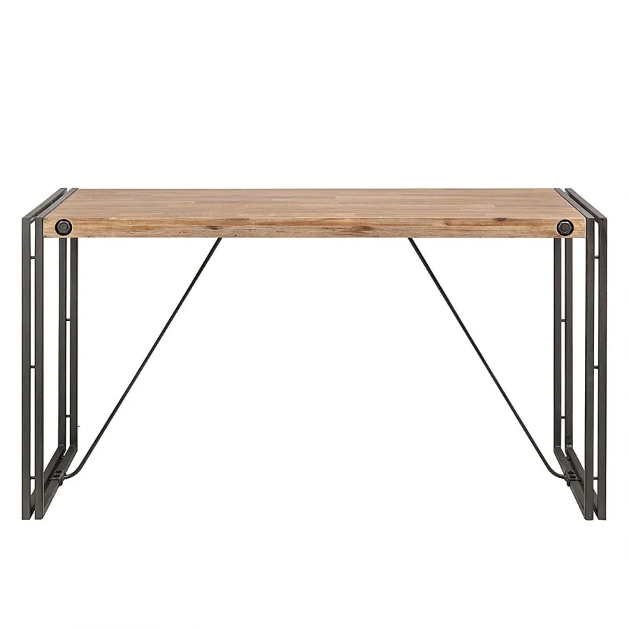 City Desk L110 Solid Acacia Wood