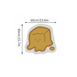 Toast Bread Cartoon Kitchen Long Rug