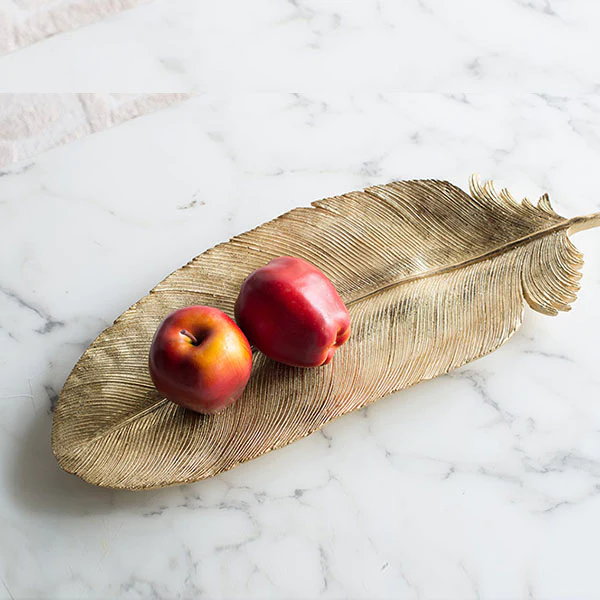 Golden Feather Tray