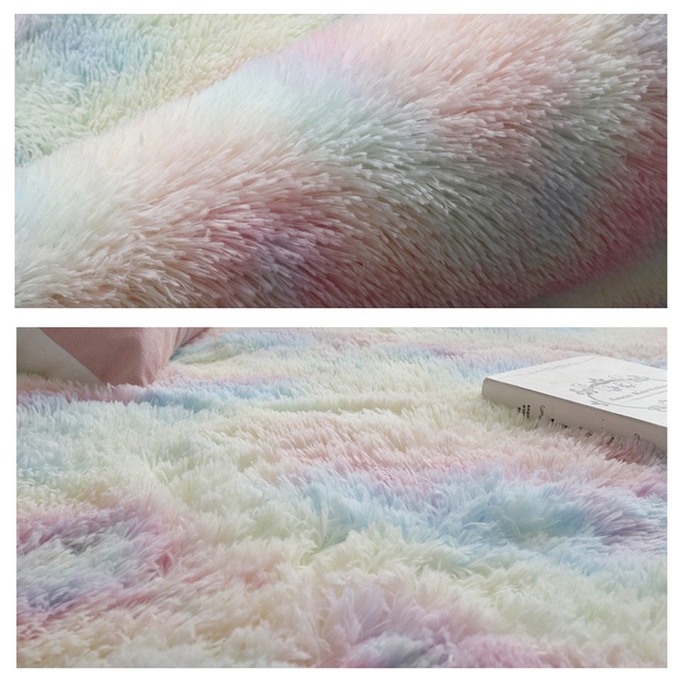 Modern Fluffy Area Rug For Bedroom, Living Room - Image 9