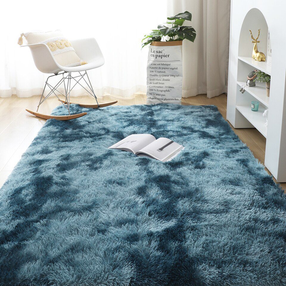 Modern Fluffy Area Rug For Bedroom, Living Room - Image 2