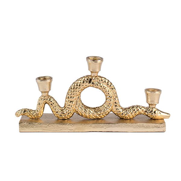 Keep The Snakes Away Dinner Candle Holder - Image 4