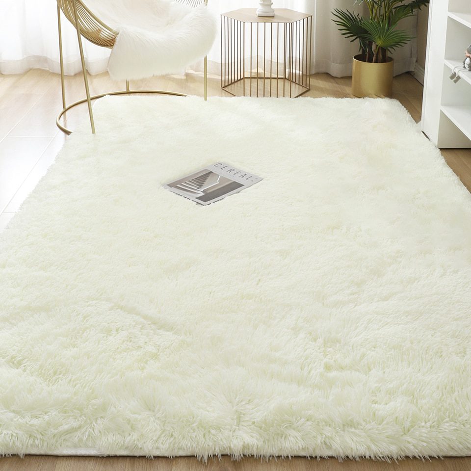 Modern Fluffy Area Rug For Bedroom, Living Room - Image 8