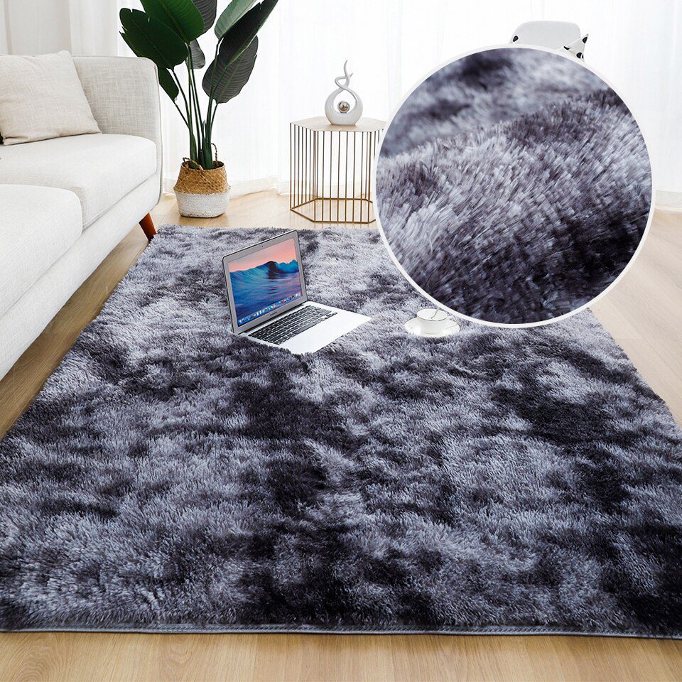 Modern Fluffy Area Rug For Bedroom, Living Room - Image 3