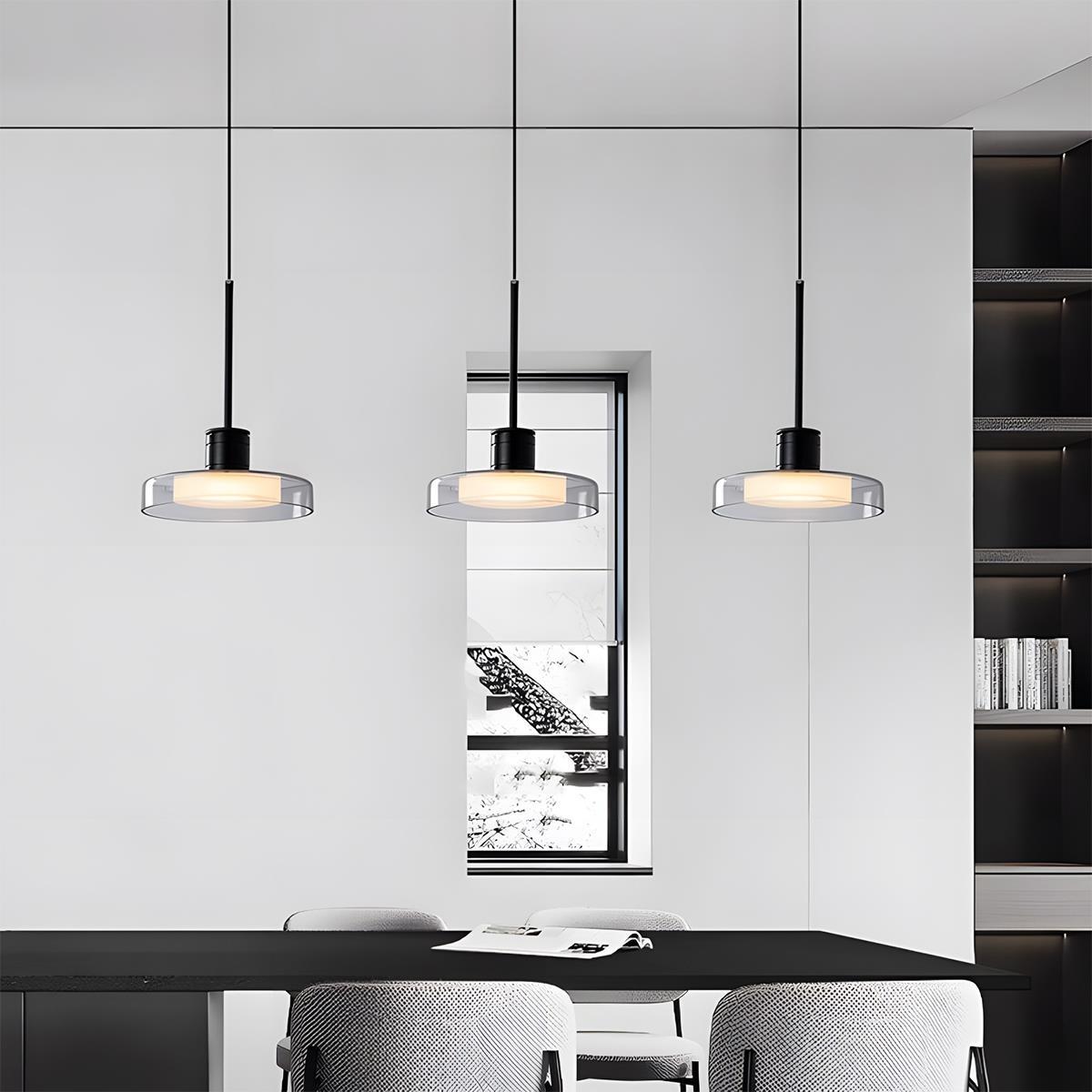 Modern Minimalist Glass Indoor Bar Pendant Lights - Image 4
