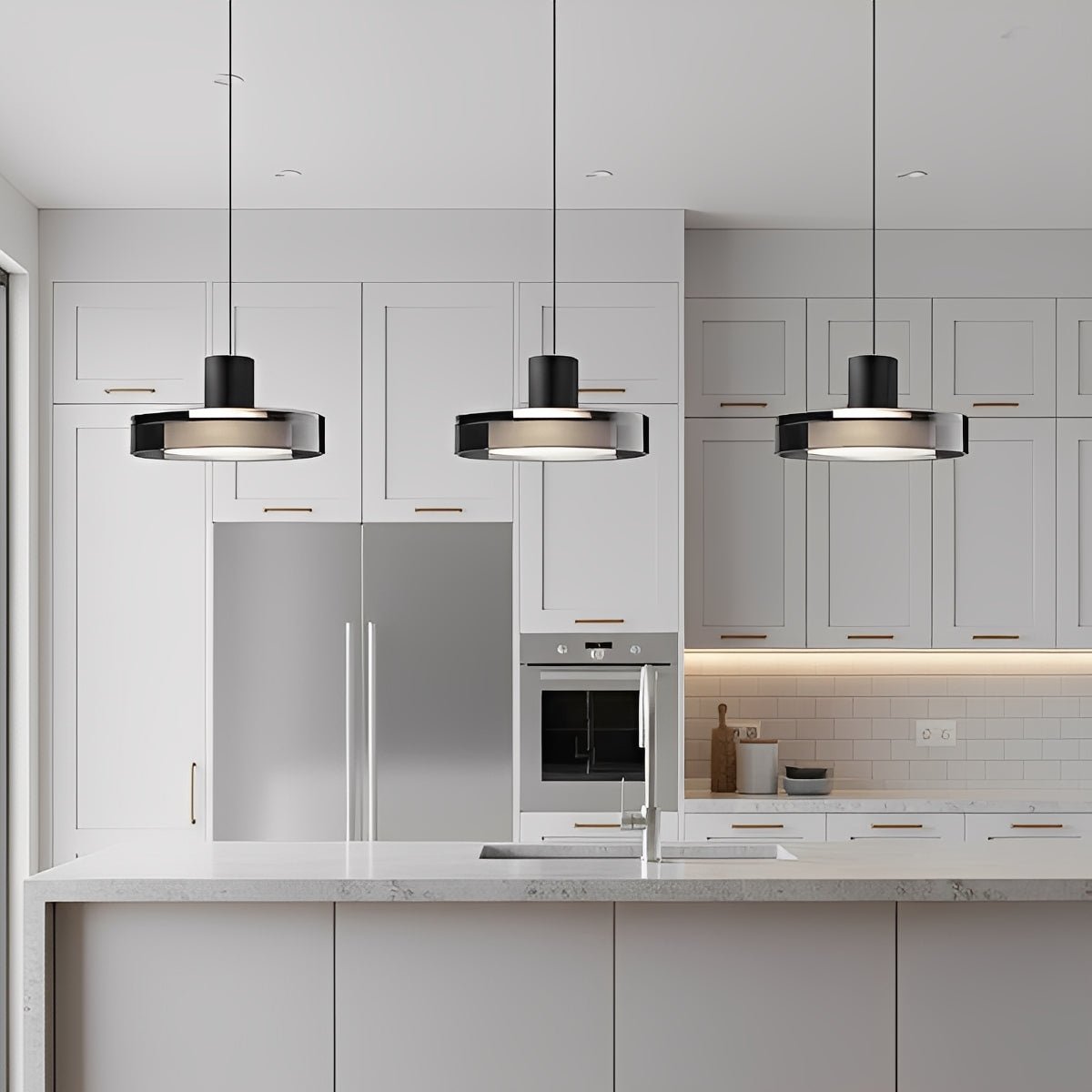 Modern Minimalist Glass Indoor Bar Pendant Lights - Image 7